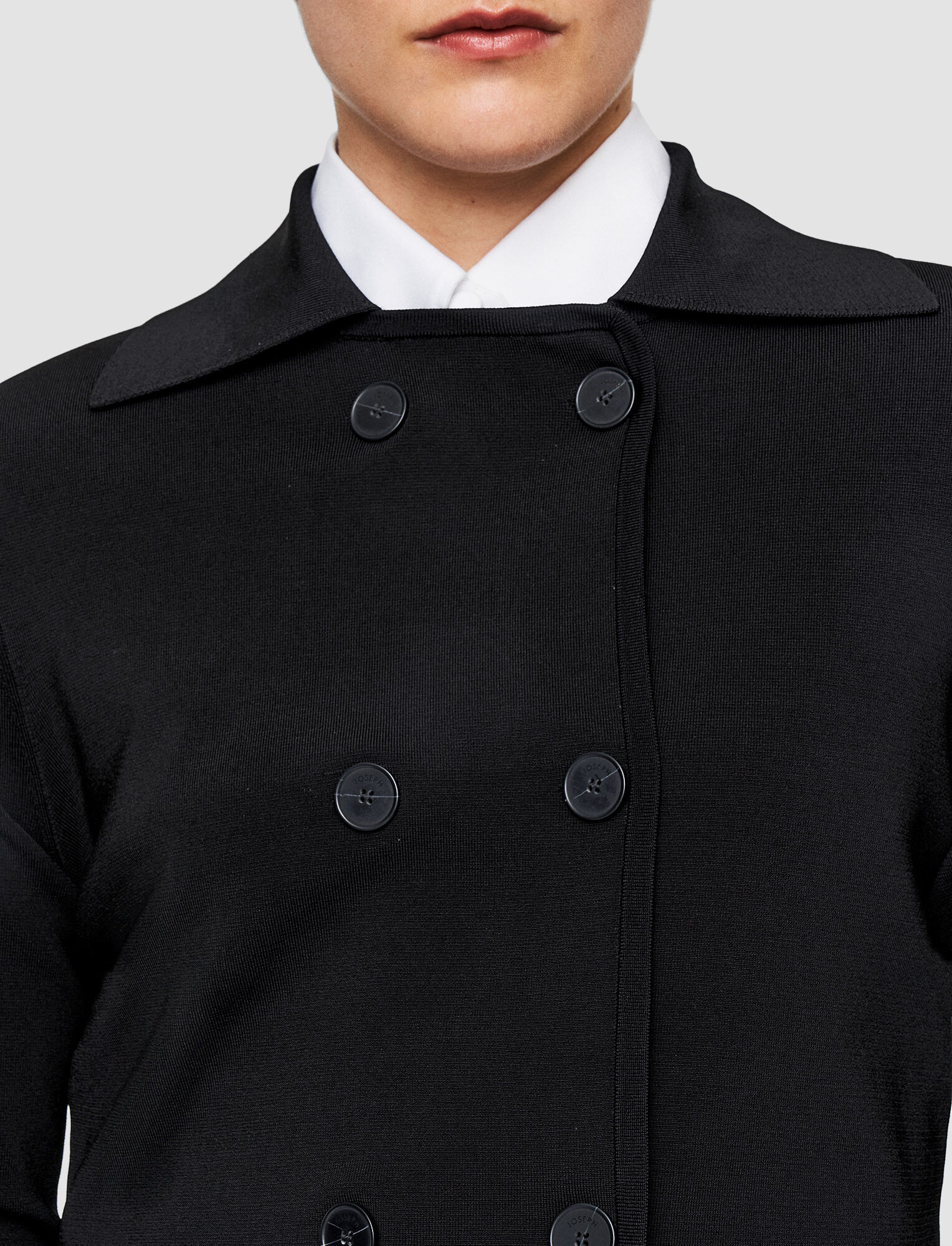 Joseph, Milano Knit Short Jacket, in Black